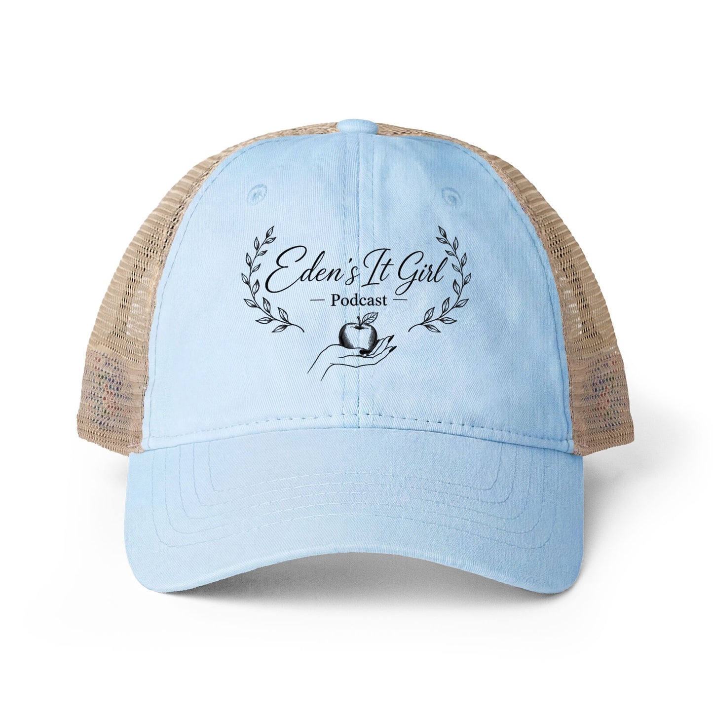Eden's It Girl Podcast Washed Mesh-Back Cap
