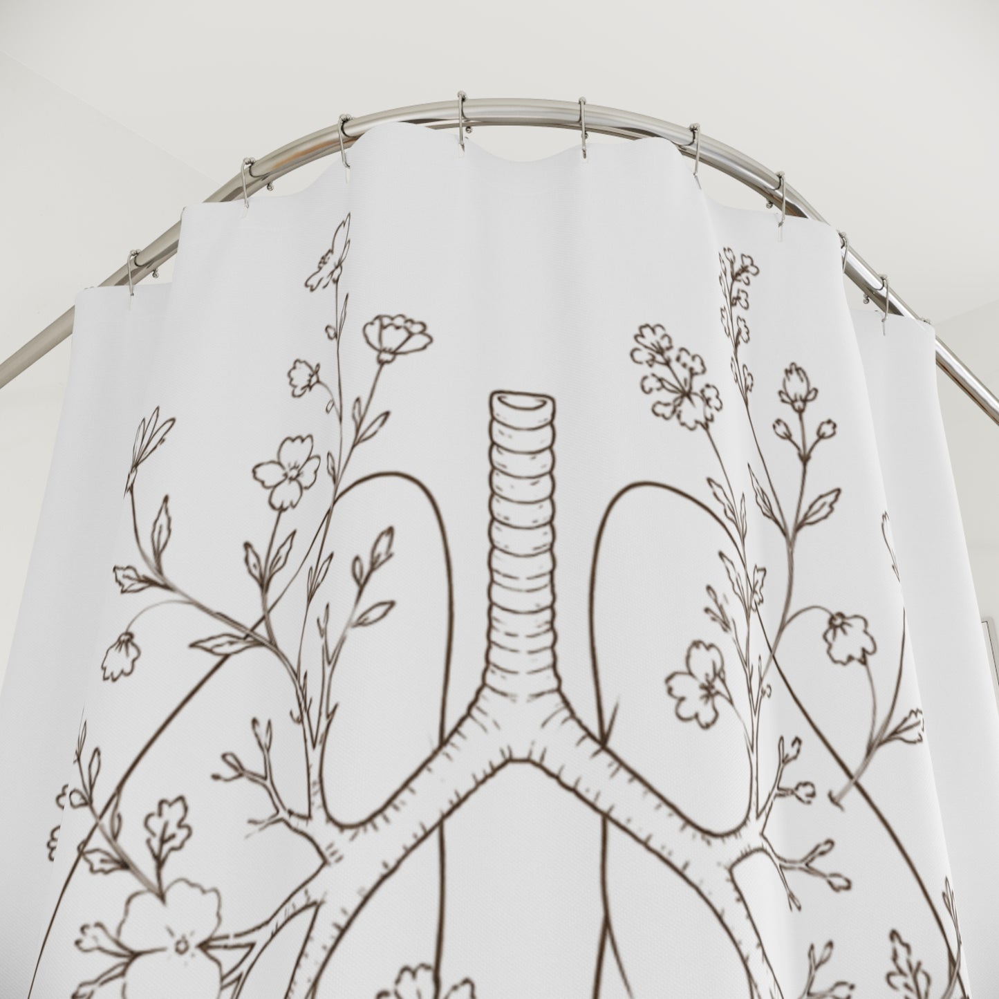 YHWH Shower Curtains
