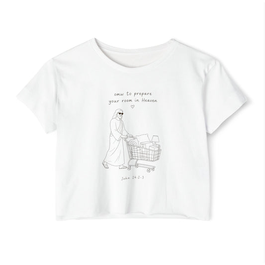 OMW Jesus Women's Crop Top