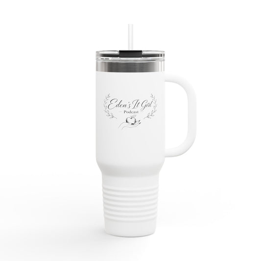 EIG Podcast Insulated Travel Mug, 40oz