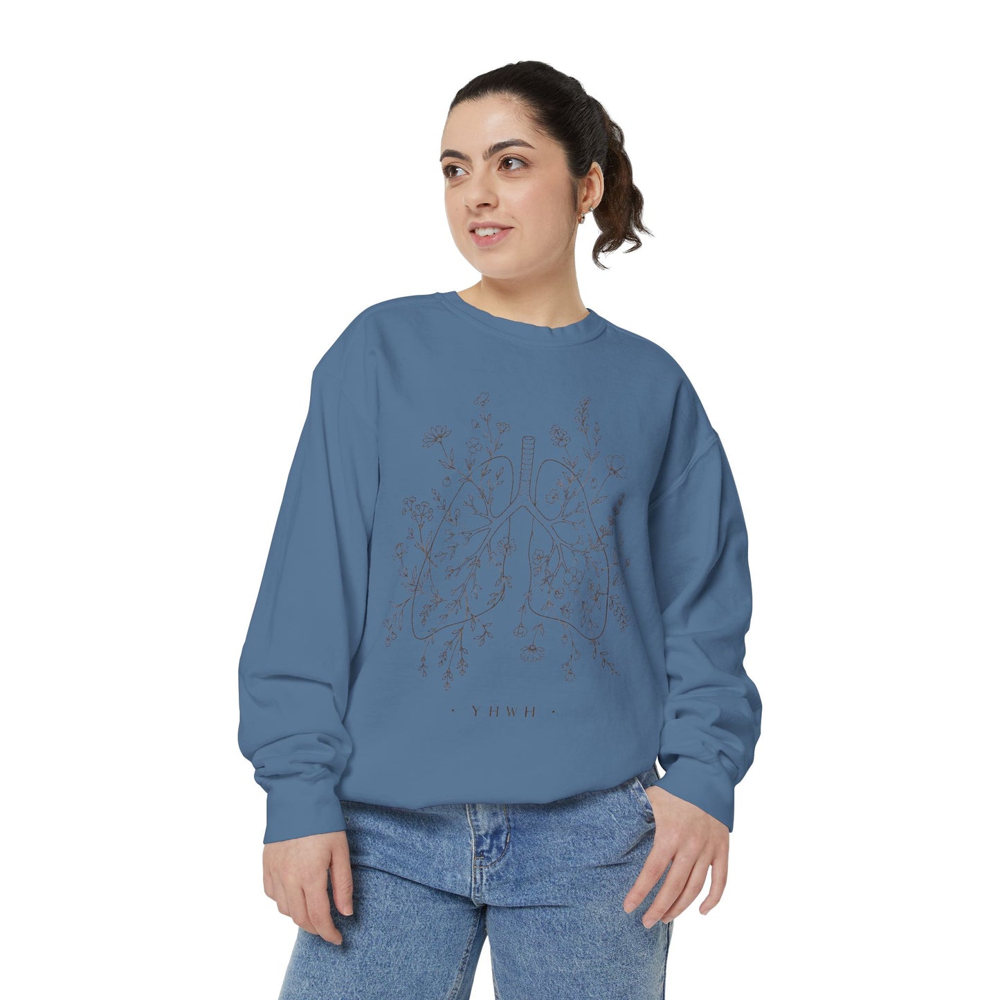YHWH Unisex Garment-Dyed Sweatshirt
