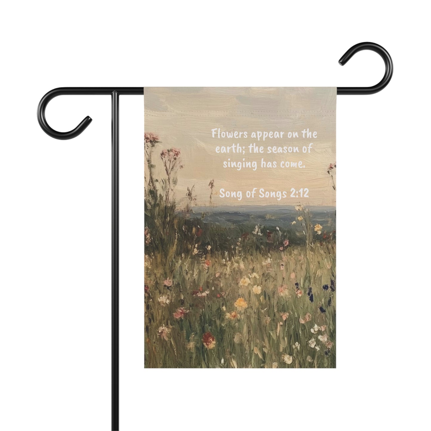 Song of Songs 2:12 Outdoor/Garden Flag
