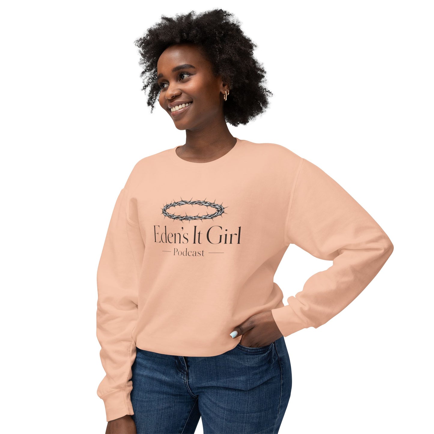 Eden's It Girl Unisex Lightweight Crewneck Sweatshirt