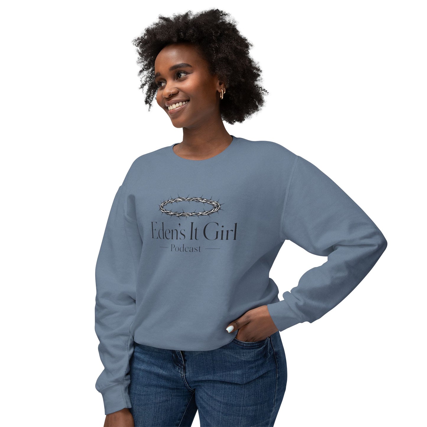 Eden's It Girl Unisex Lightweight Crewneck Sweatshirt