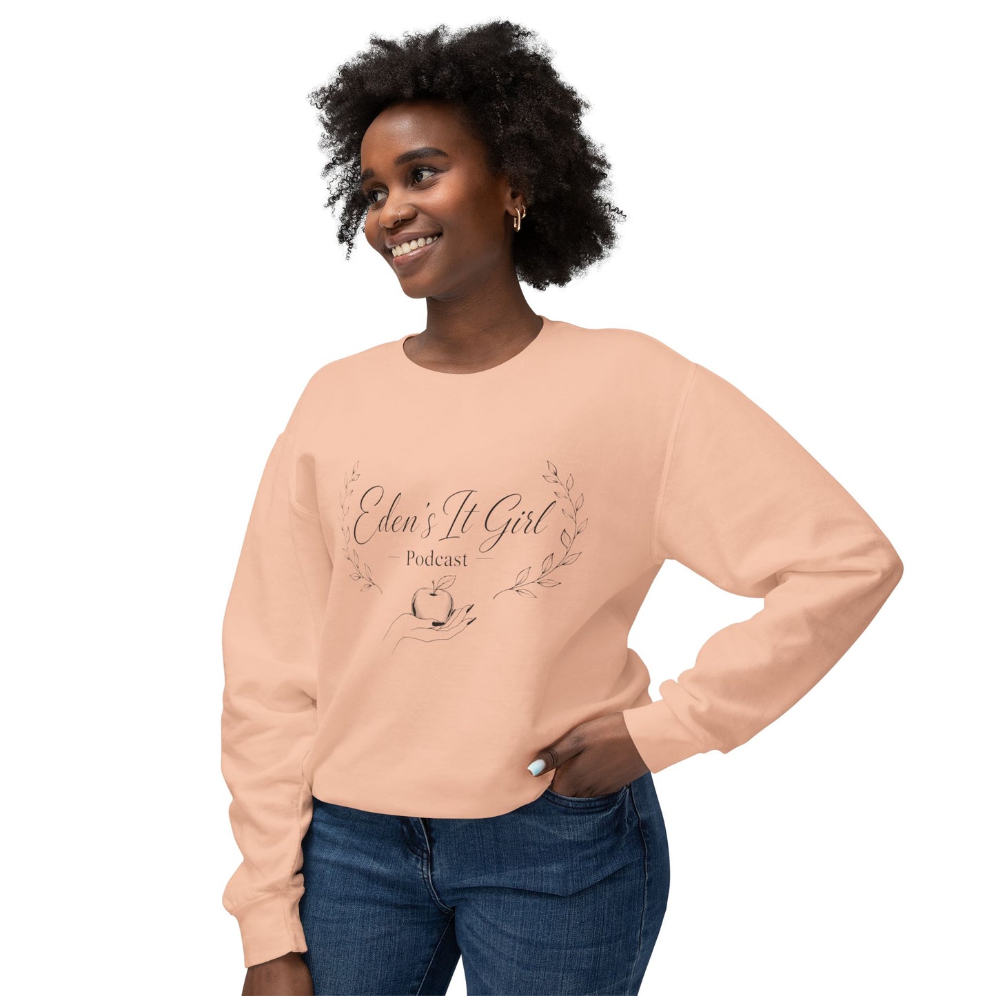Eden's It Girl Podcast Unisex Lightweight Crewneck Sweatshirt