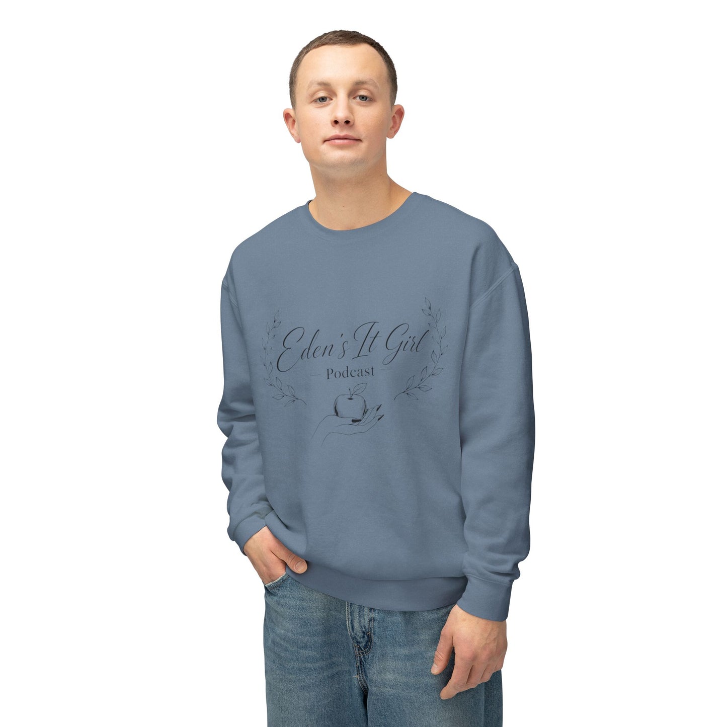 Eden's It Girl Podcast Unisex Lightweight Crewneck Sweatshirt