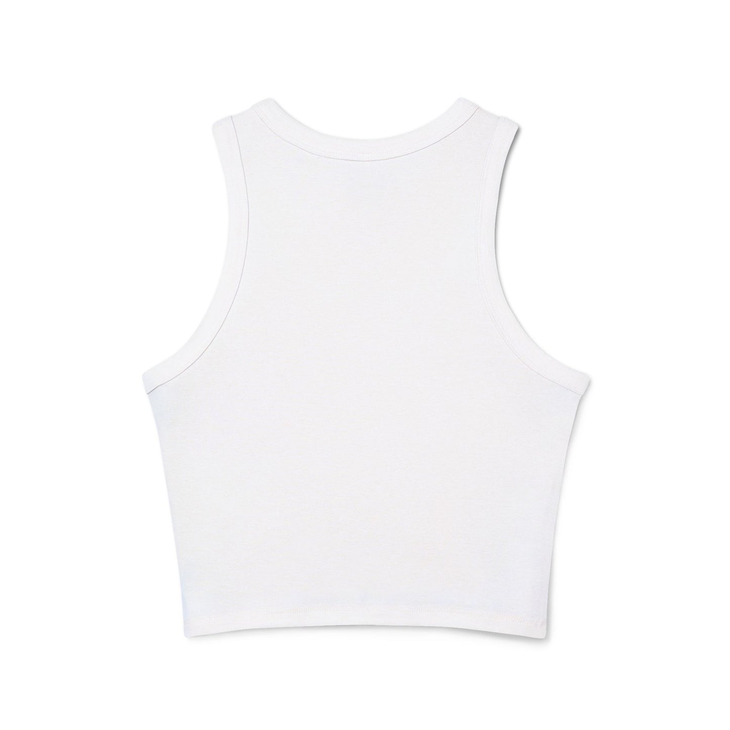 YHWH Women's Micro Rib Racer Tank Top