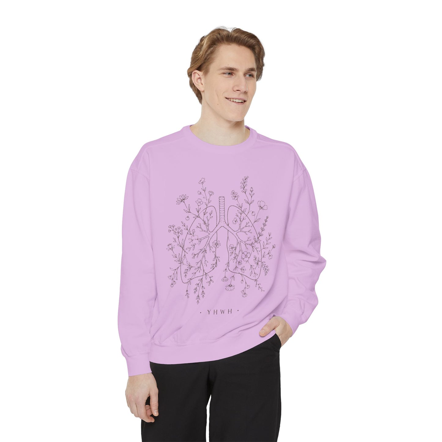 YHWH Unisex Garment-Dyed Sweatshirt