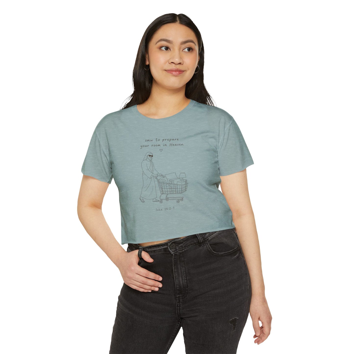 OMW Jesus Women's Crop Top