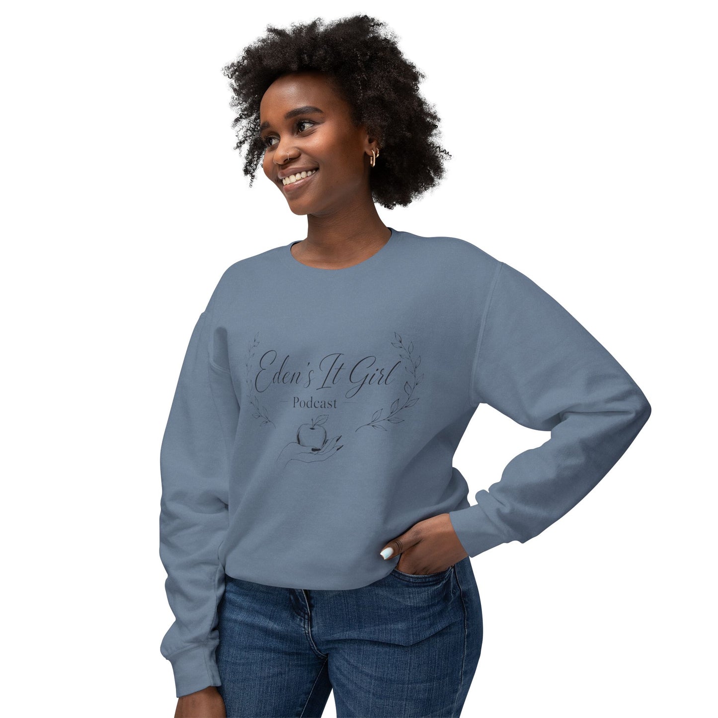 Eden's It Girl Podcast Unisex Lightweight Crewneck Sweatshirt