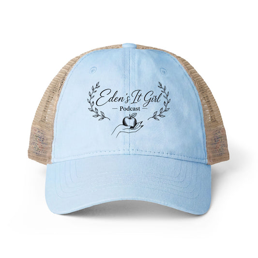 Eden's It Girl Podcast Washed Mesh-Back Cap