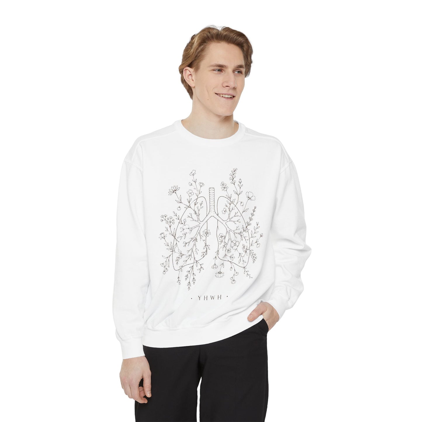 YHWH Unisex Garment-Dyed Sweatshirt