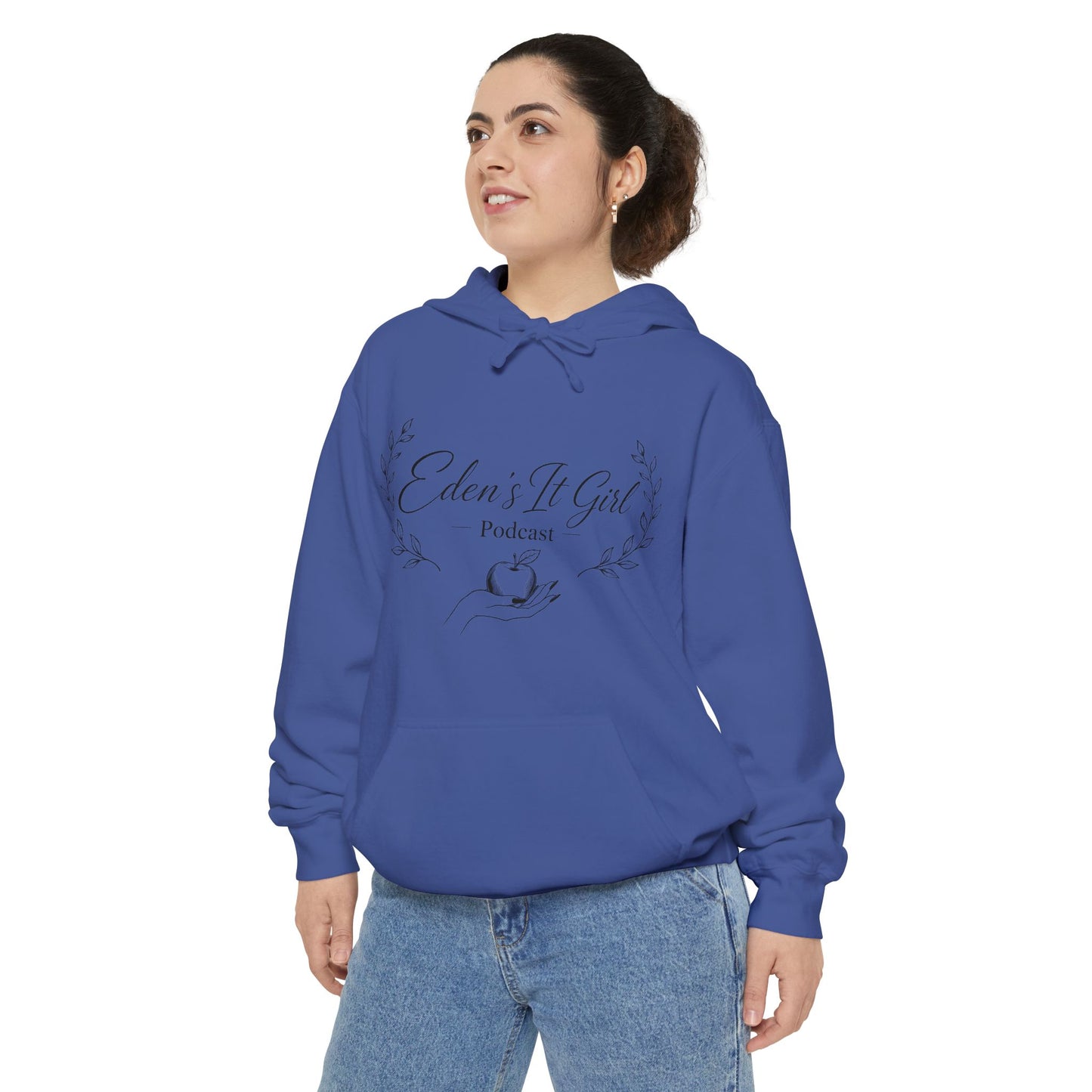 Eden't It Girl Podcast Unisex Garment-Dyed Hoodie