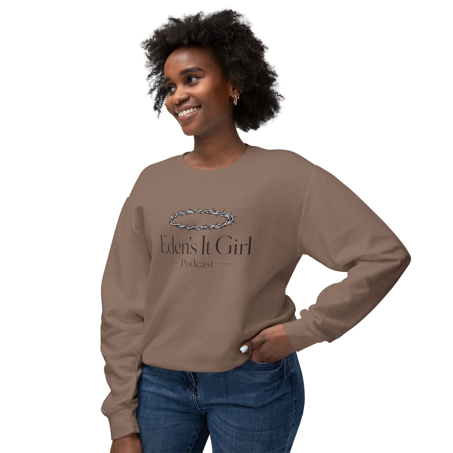 Eden's It Girl Unisex Lightweight Crewneck Sweatshirt