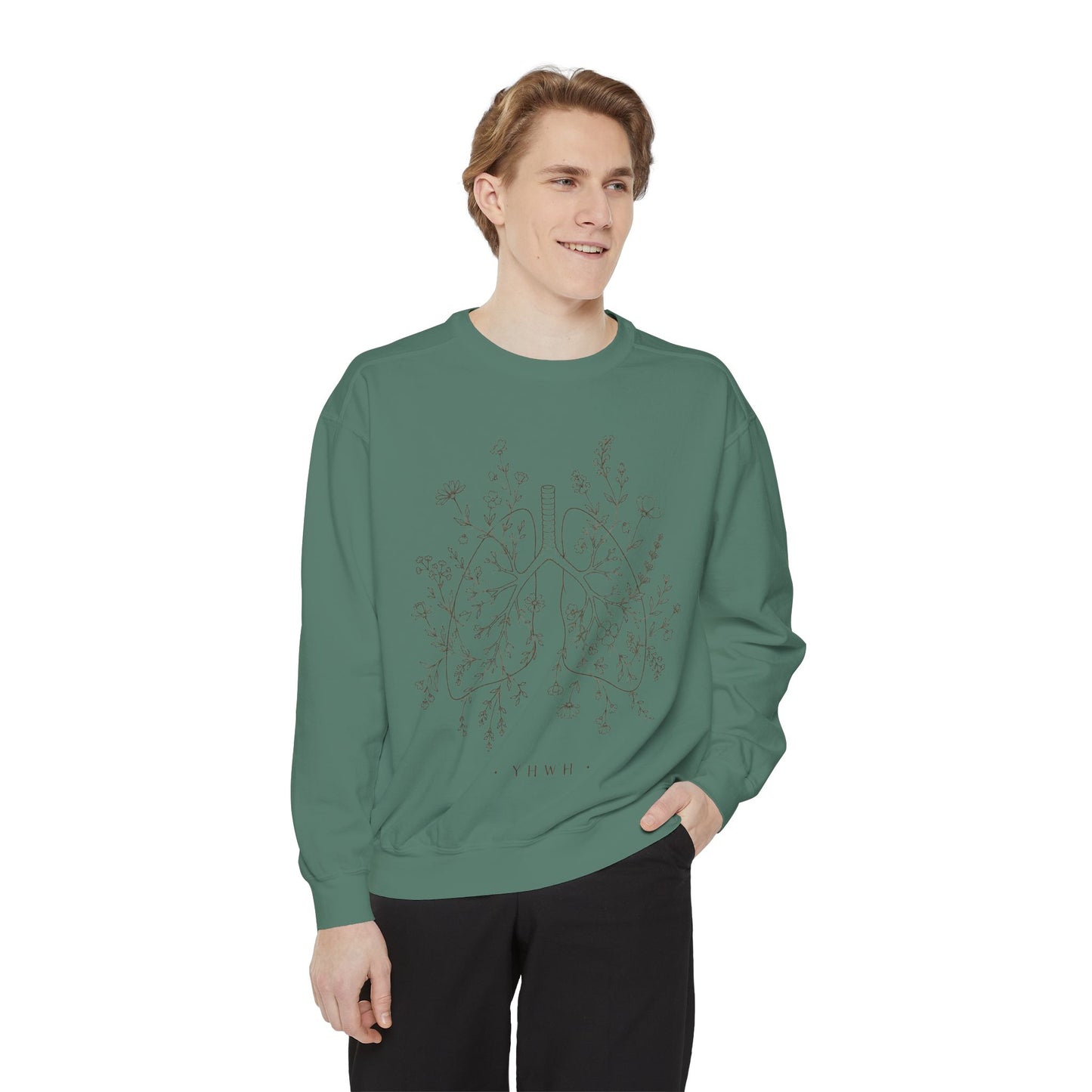 YHWH Unisex Garment-Dyed Sweatshirt
