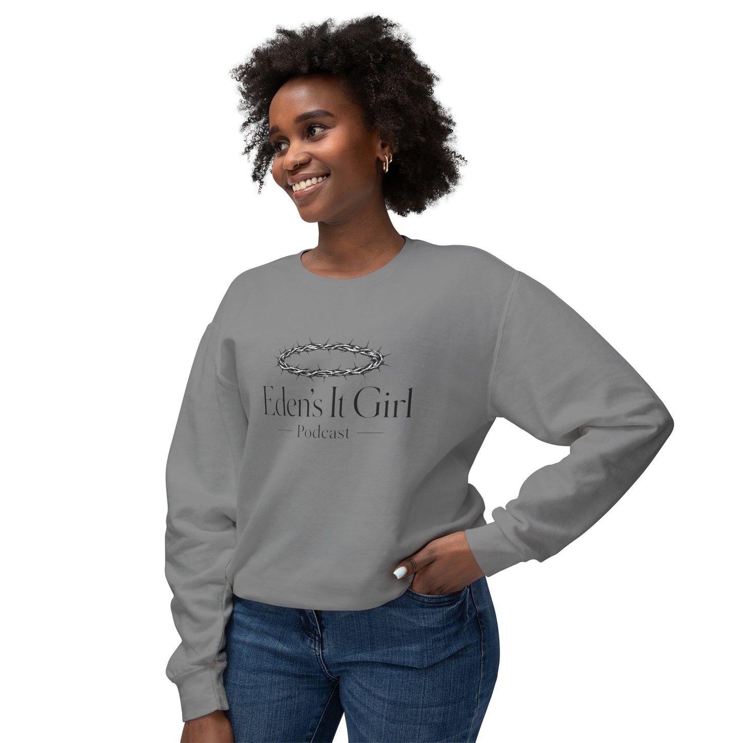 Eden's It Girl Unisex Lightweight Crewneck Sweatshirt