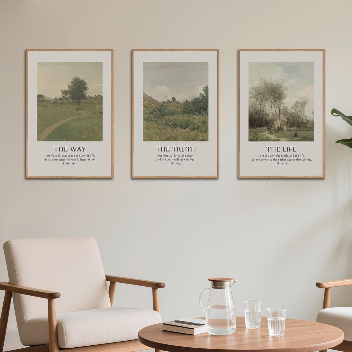 Faithful Wall Art Trio