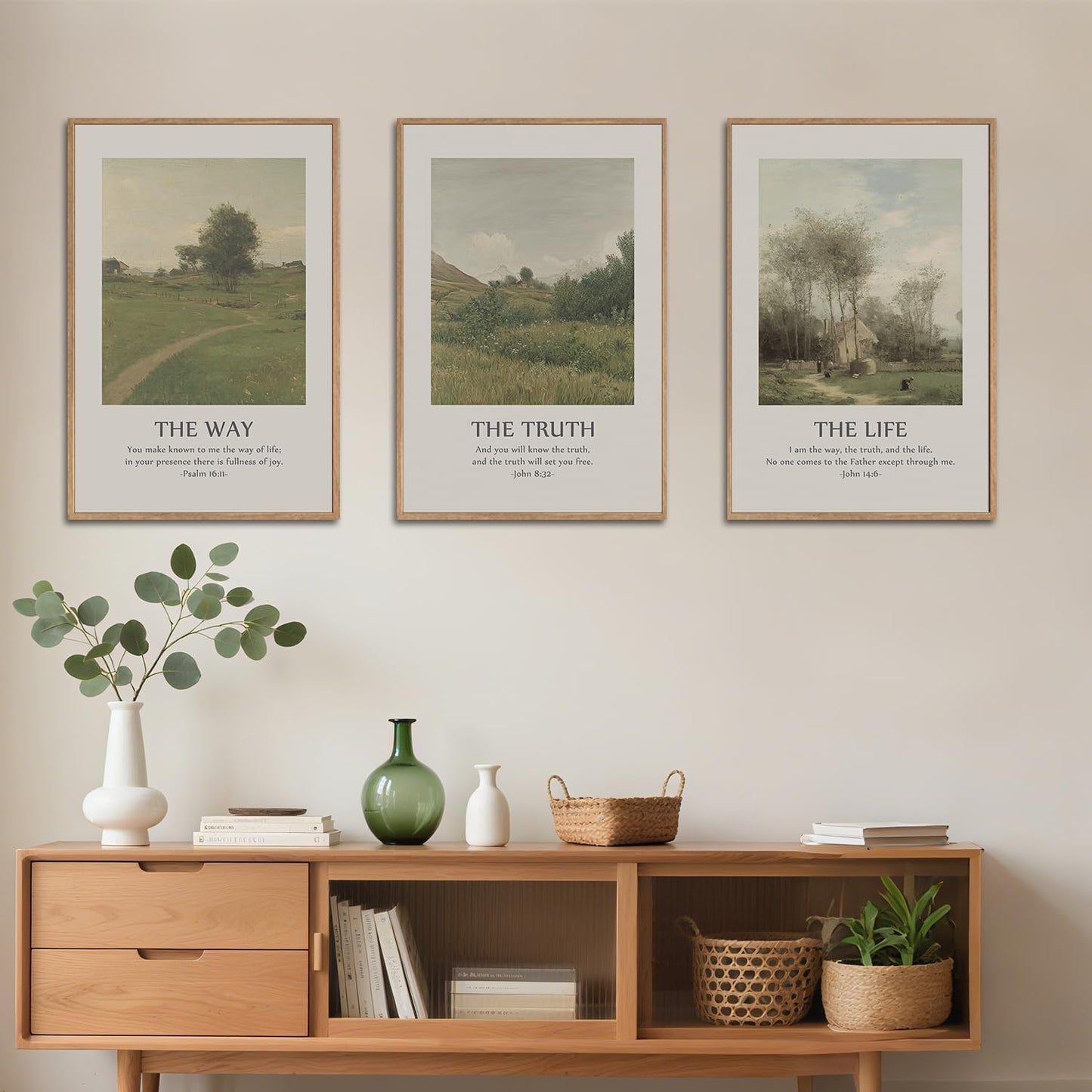 Faithful Wall Art Trio