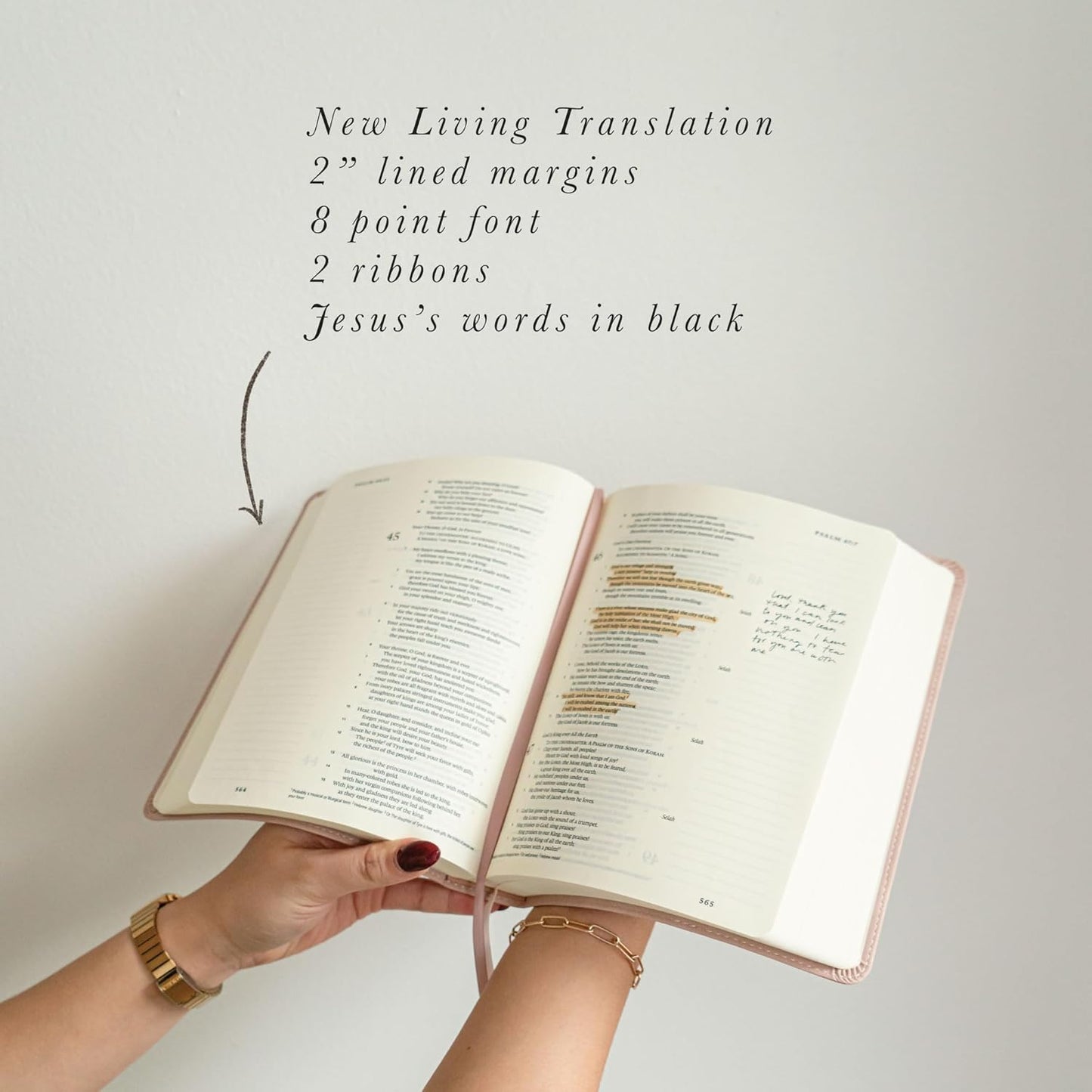Blossom Pink Journaling Bible