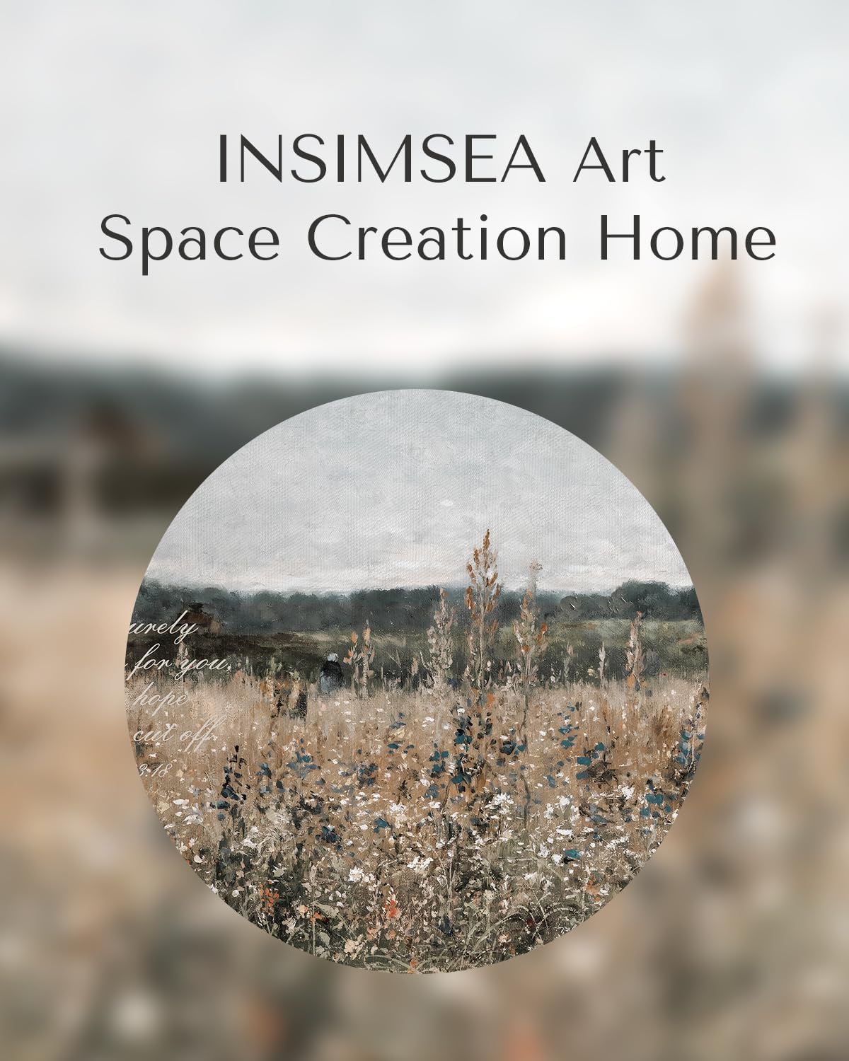 Inspirational Wildflower Canvas Art