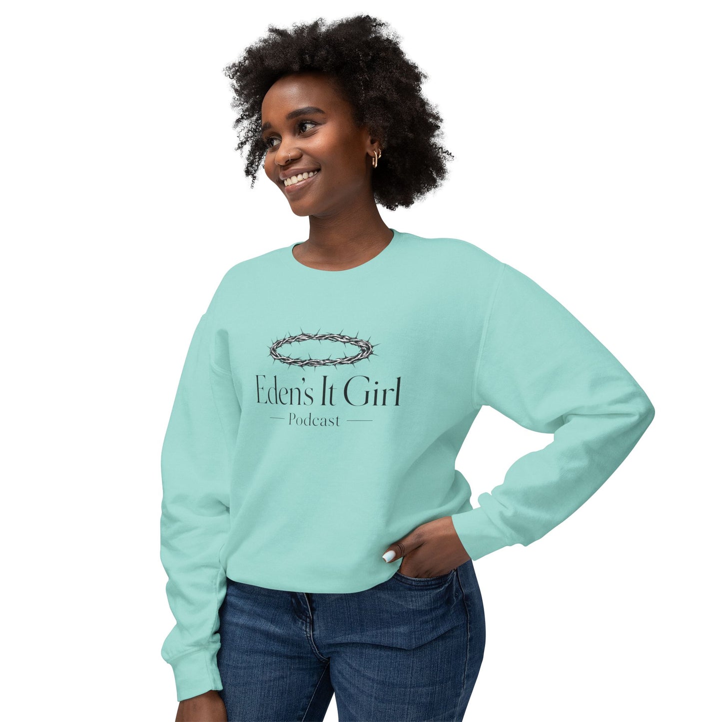 Eden's It Girl Unisex Lightweight Crewneck Sweatshirt