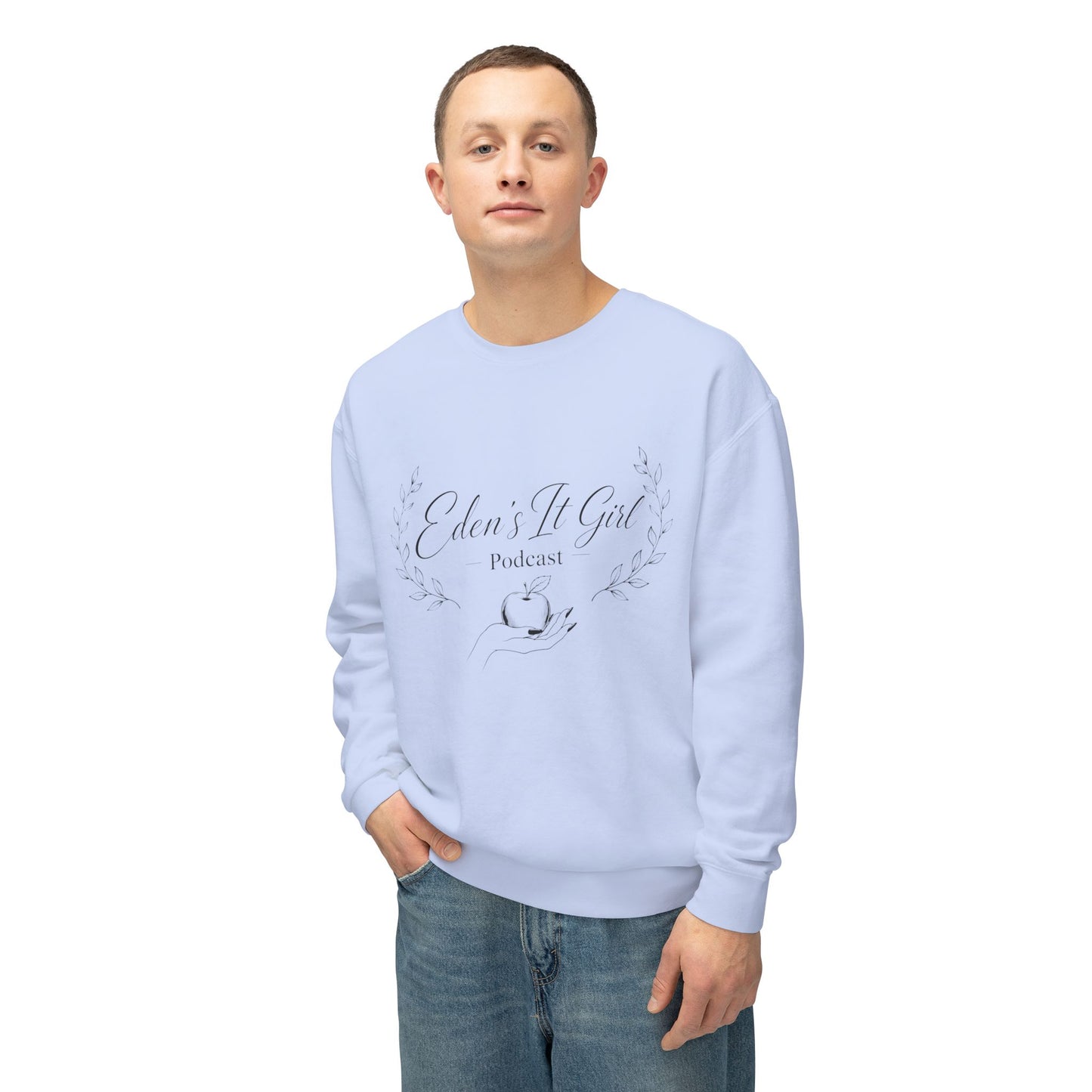 Eden's It Girl Podcast Unisex Lightweight Crewneck Sweatshirt