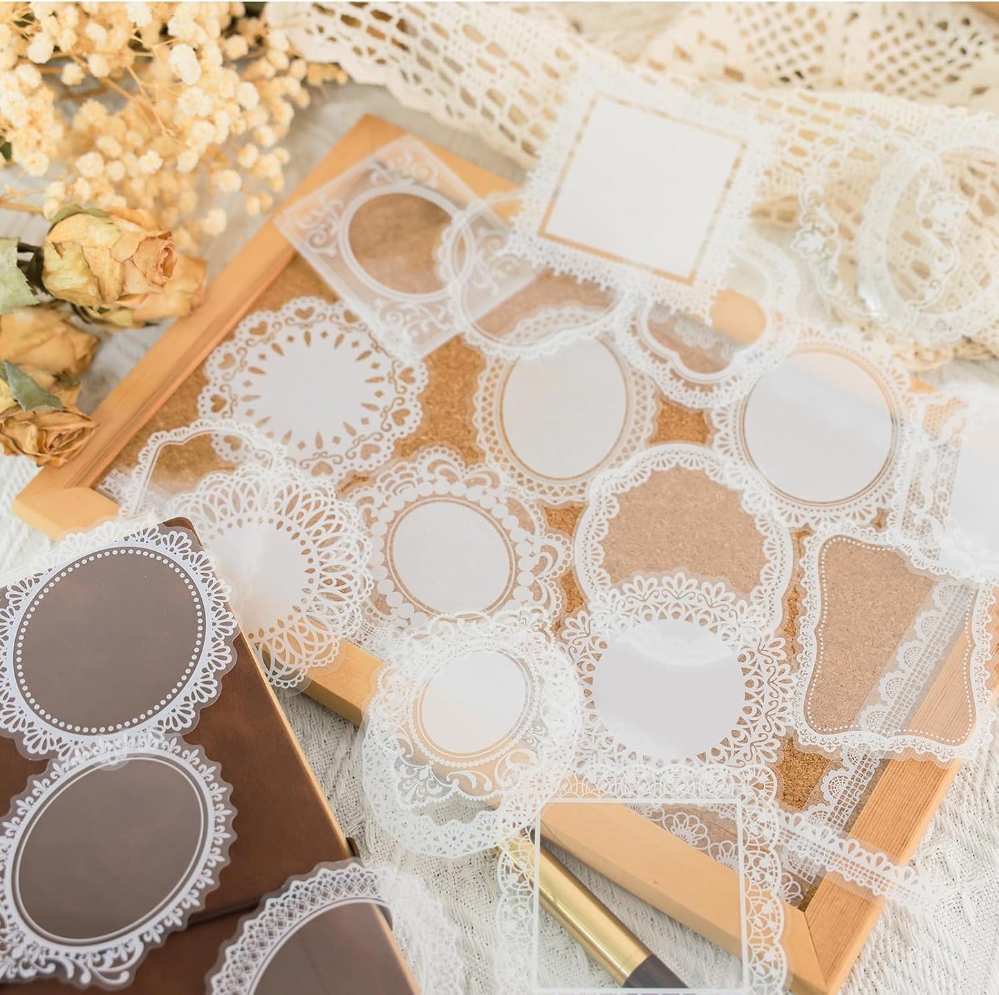 Whimsical Lace Sticker Set