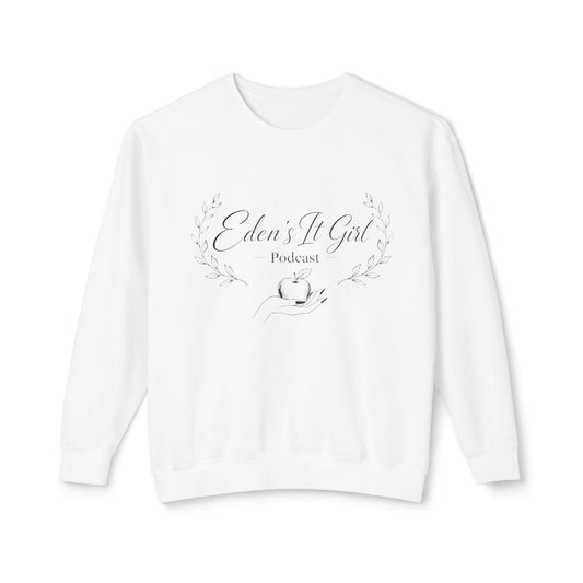 Eden's It Girl Podcast Unisex Lightweight Crewneck Sweatshirt