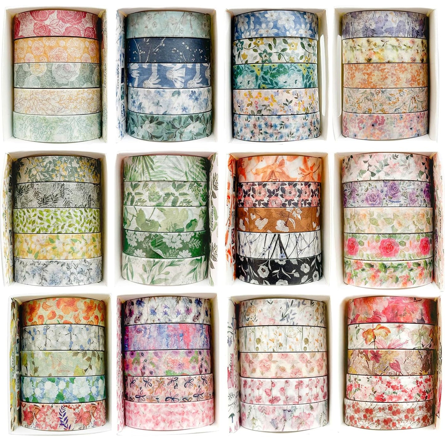 Floral Joy Washi Tape Set