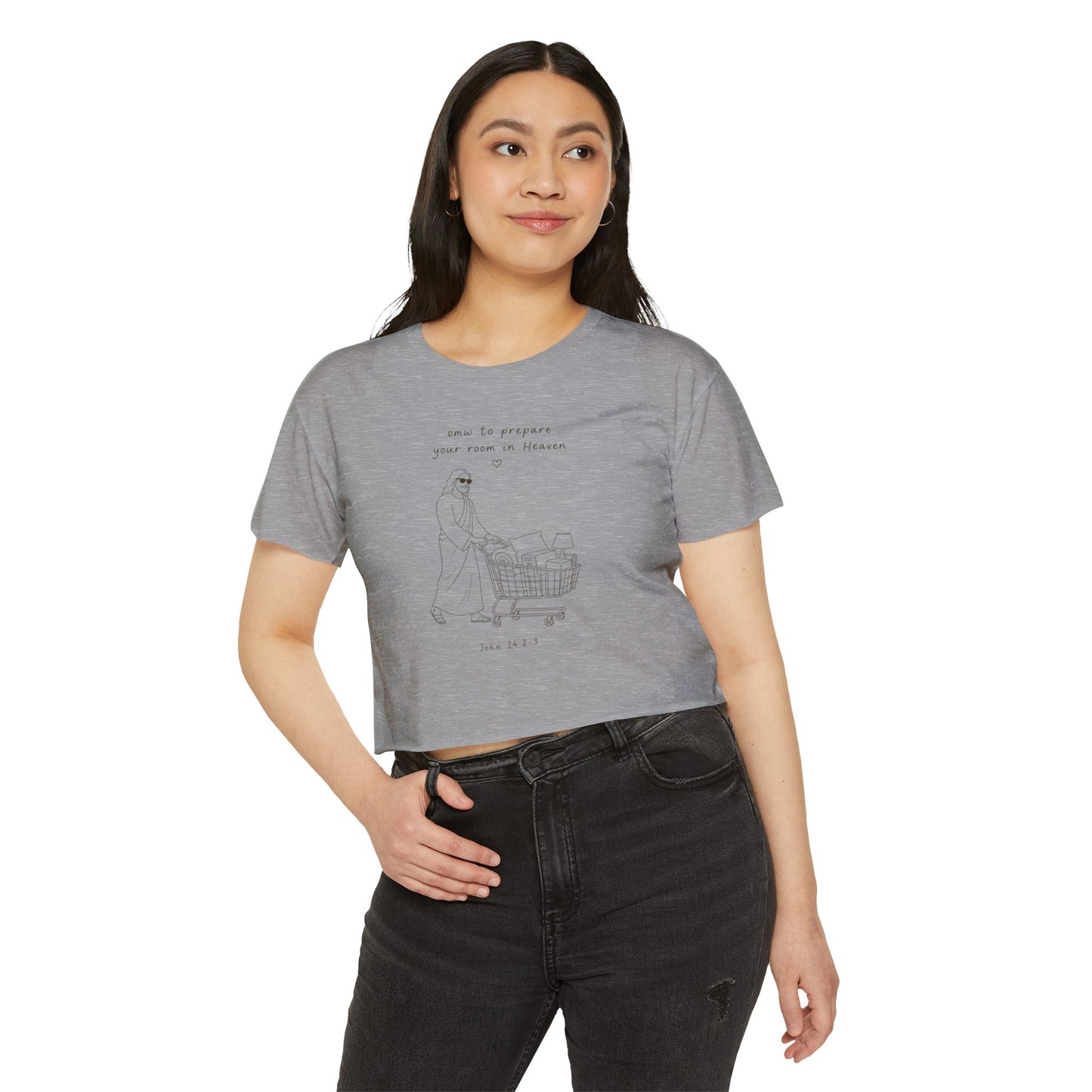 OMW Jesus Women's Crop Top